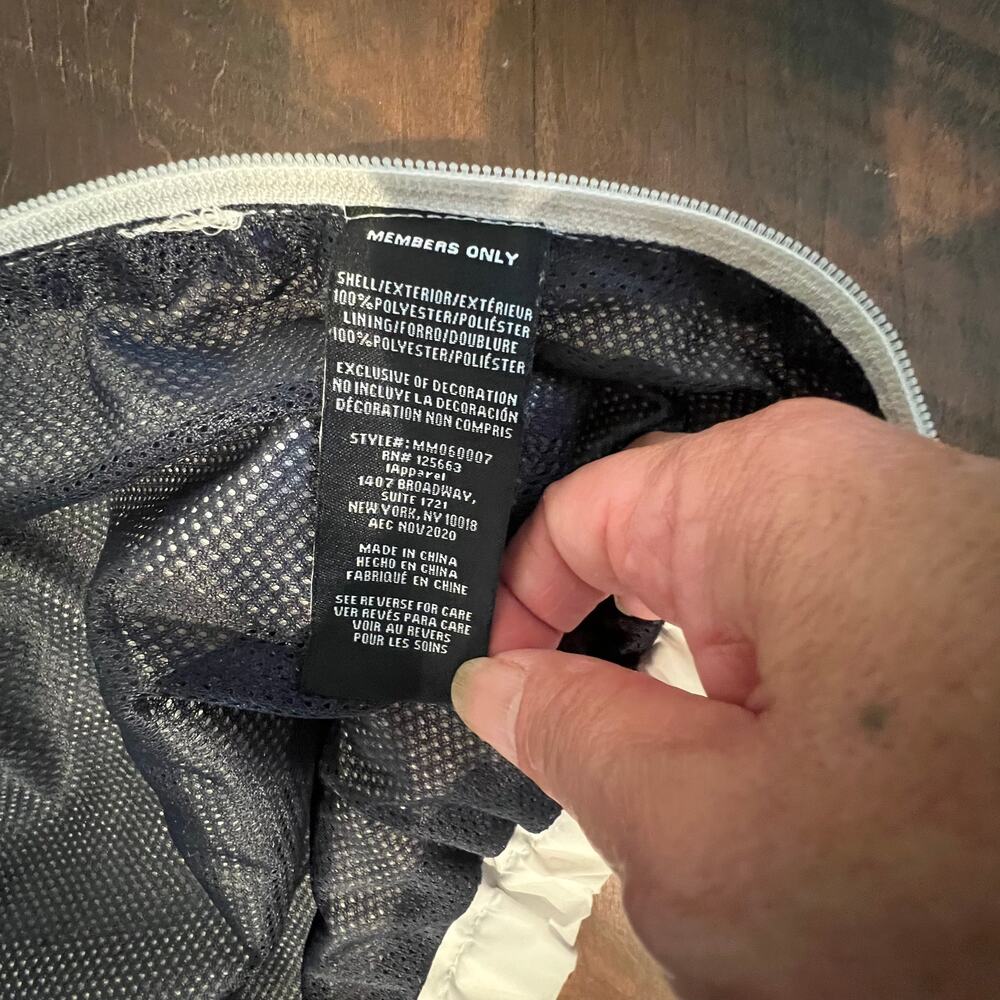 Members Only Pullover Wind Jacket Size M - image 8